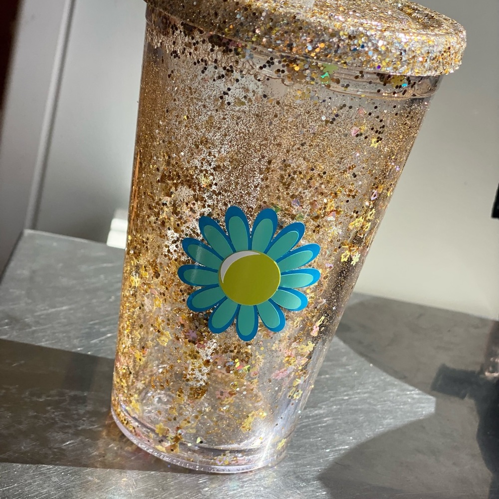 Gold Custom Made Snowglobe Tumbler